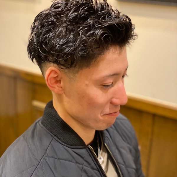 スキンフェードパーマ