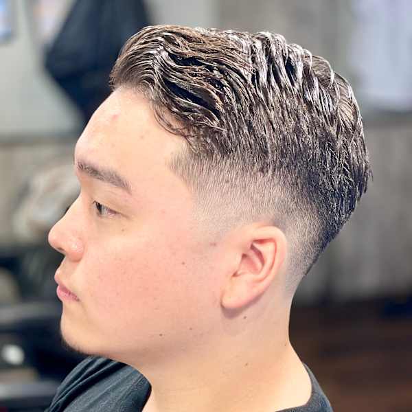 【クラシックバーバー × スキンフェード】