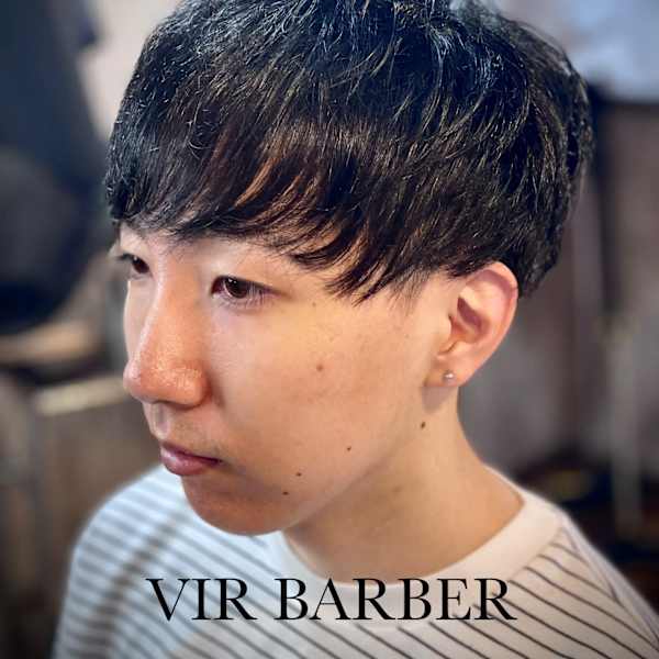 【マッシュ × ショート】柔らか質感で好印象スタイル|VIR BARBER