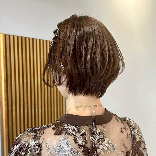 【nanaka】ショートアレンジ/編み込み/二次会ヘア
