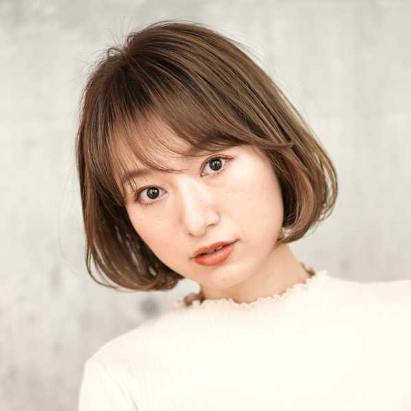 前下がりショート・ボブ/絶壁解消/前髪あり/40代/30代