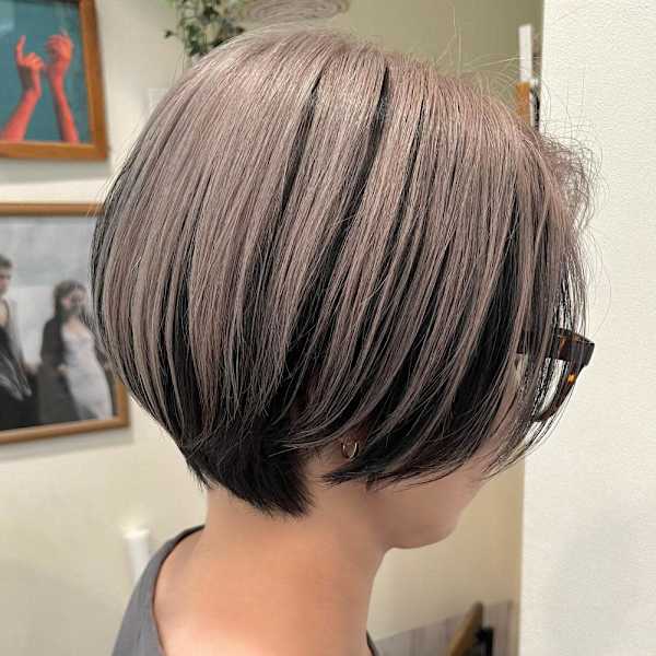 アンブレラカラー耳かけショート