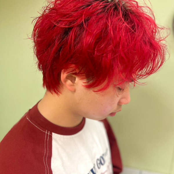 メンズハイトーンウルフ