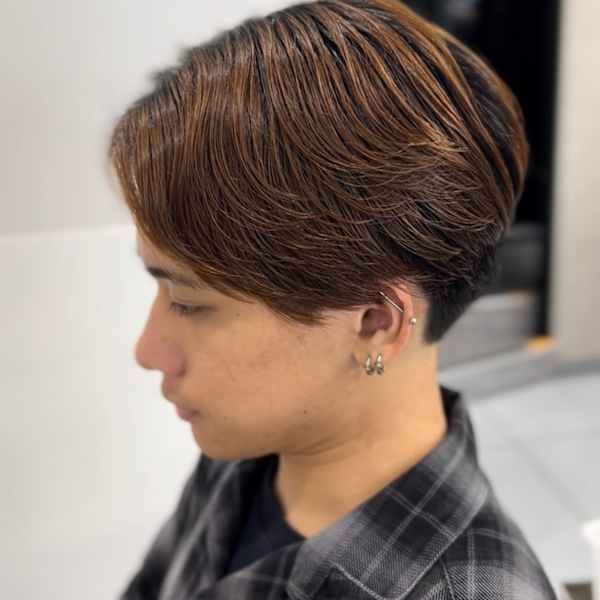 横浜”曲がる縮毛矯正ニュアンスメンズ縮毛矯正