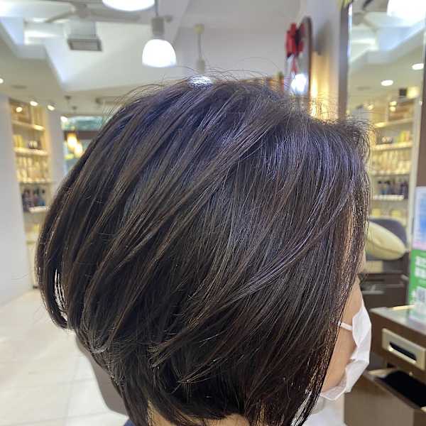 前下がりグラデーションボブ|QUARTER RESORT 神楽坂