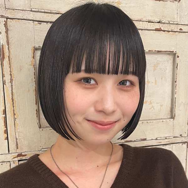 切りっぱなしボブ