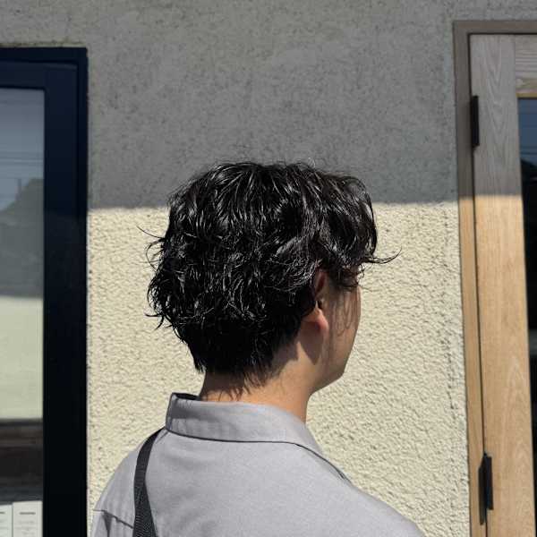 メンズパーマ|半個室型美容室 Sourire 姪浜店