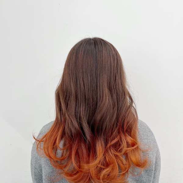 オレンジインナーグラデーション