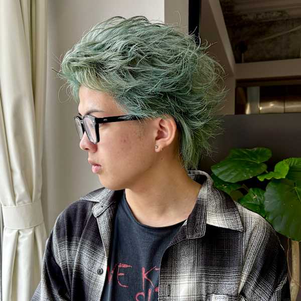 スパイキーショート/Y2K/グリーン/ジョーカー
