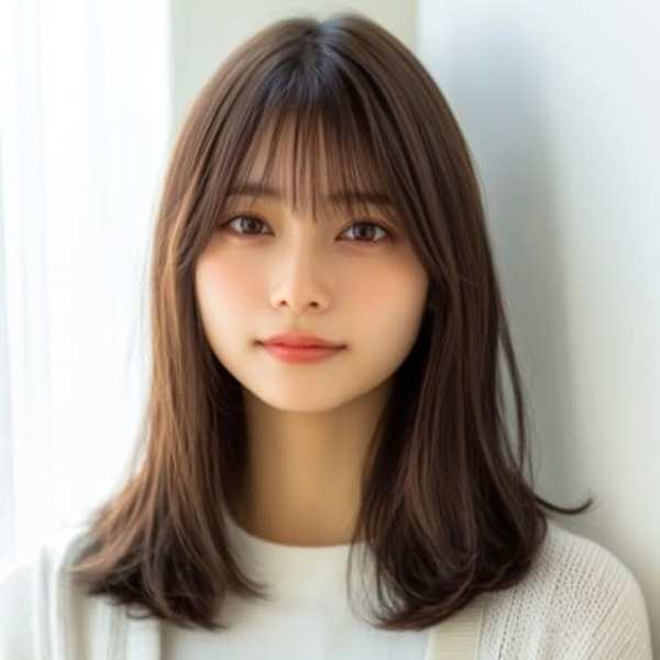 くすみベージュ 髪質改善 艶カラー メルティカラー 30代|miroa vita 平尾