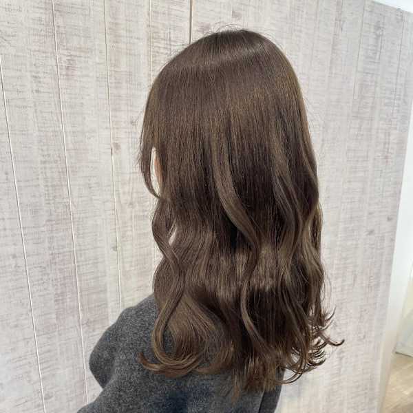 ブリーチなしベージュカラー