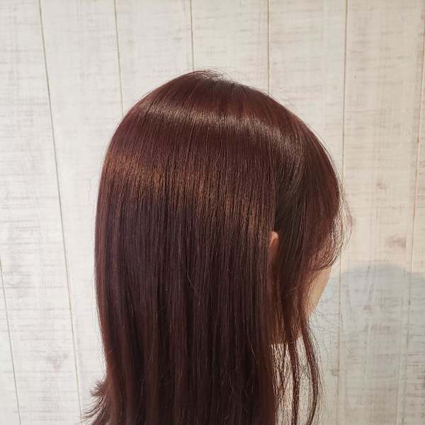 ノンブリーチピンクカラー