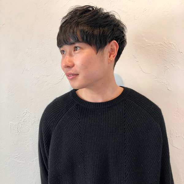 襟足スッキリマッシュレイヤー