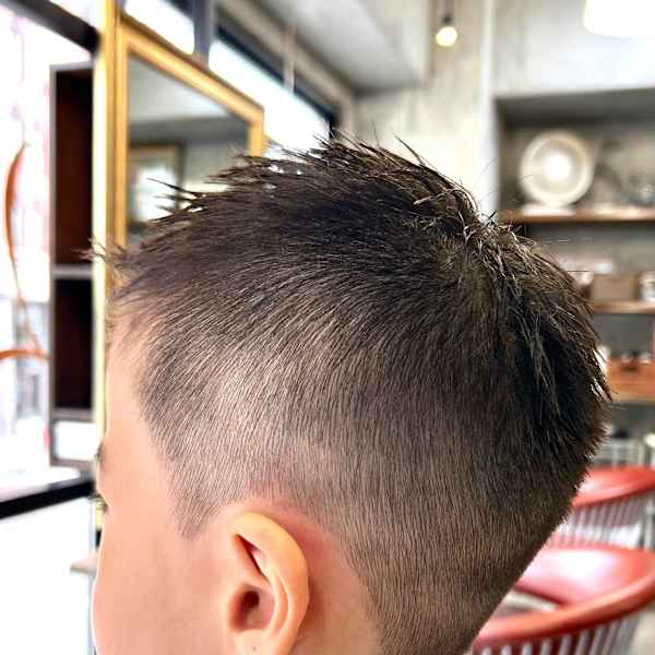 キッズカット×スパイキーショート