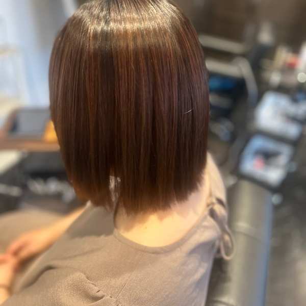 切りぱなしボブ