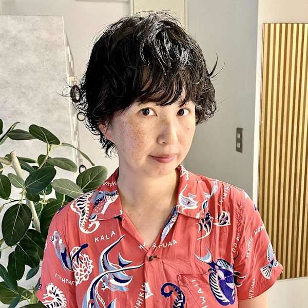 【hishida】ショートボブ/ニュアンスパーマ
