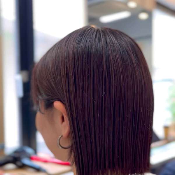 【noi.】タッセルボブ×ダークピンク