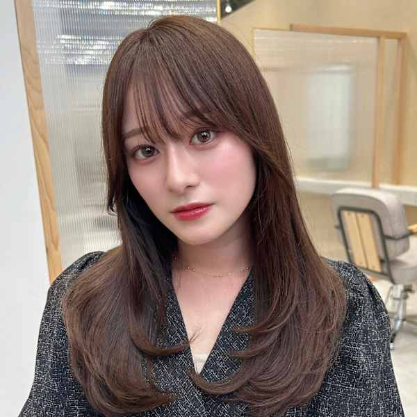 髪質改善ぱっつん前髪ワンカールレイヤー*Zina