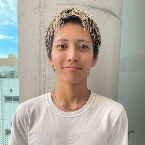 メンズ スパイキーショート ※ブリーチ有