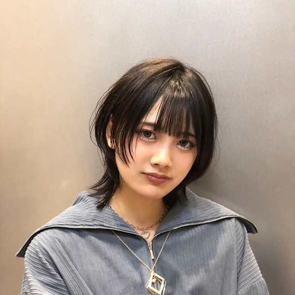 ジェンダーレスウルフカット