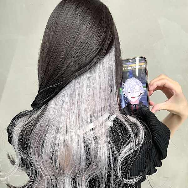 にじさんじ 葛葉 インナー シルバー ホワイト グレー ラベ