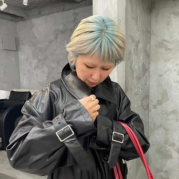 ルーツカラー/デザインカラー/ホワイトブロンド