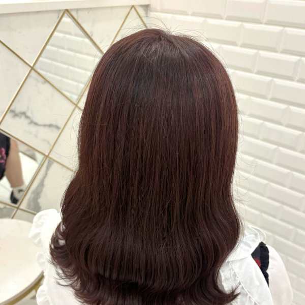 ブリーチなしピンクブラウン*まゆ