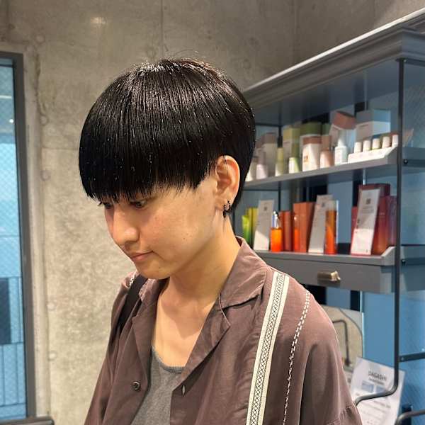 体育祭後,就活向け!黒染めカラー