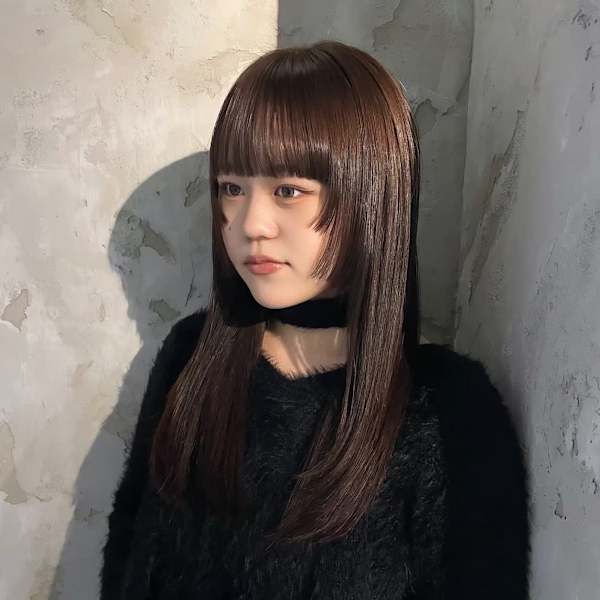 顔まわりレイヤー/ステップカット/レイヤーカット