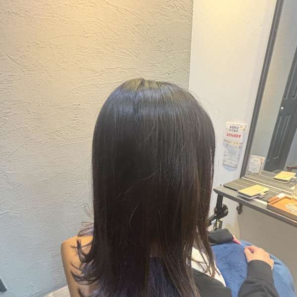 インナーカラーラベンダー|半個室型美容室 Sourire 九産大前店