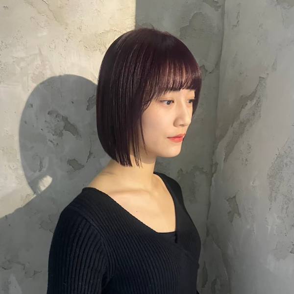 ミニボブ/似合わせカット/切りっぱなしボブ