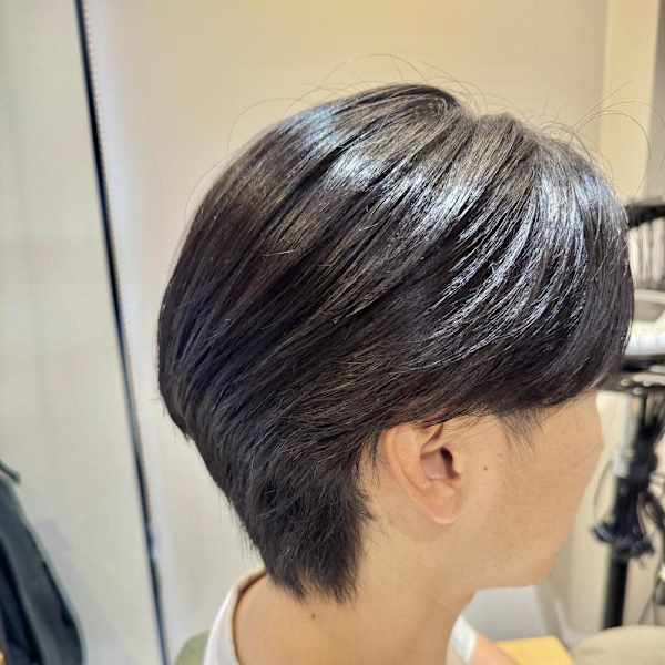 ナチュラル流れる縮毛矯正