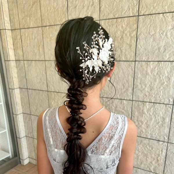 【Nanaka】キッズお呼ばれヘアセット♪/編みおろし