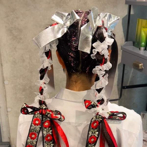 藤沢体育祭ヘアセット