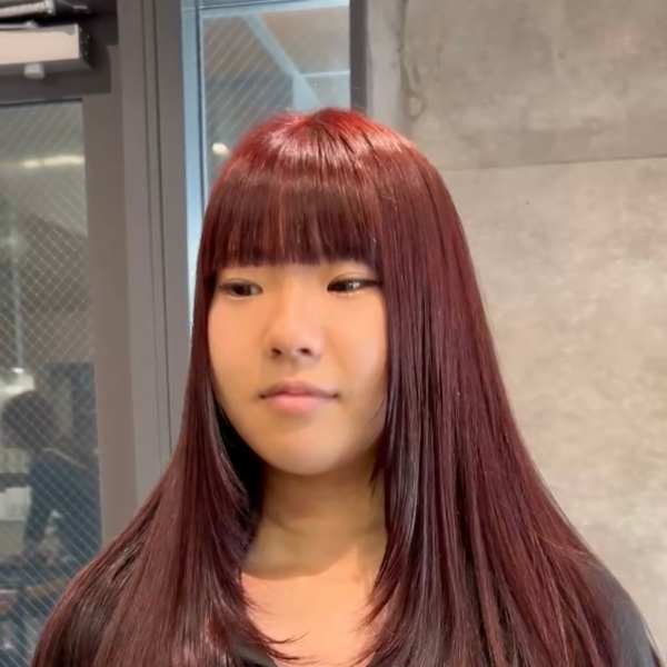 レイヤーカット/チェリーレッド