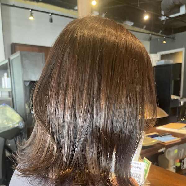 ミディアム/ハイブライト/白髪ぼかし