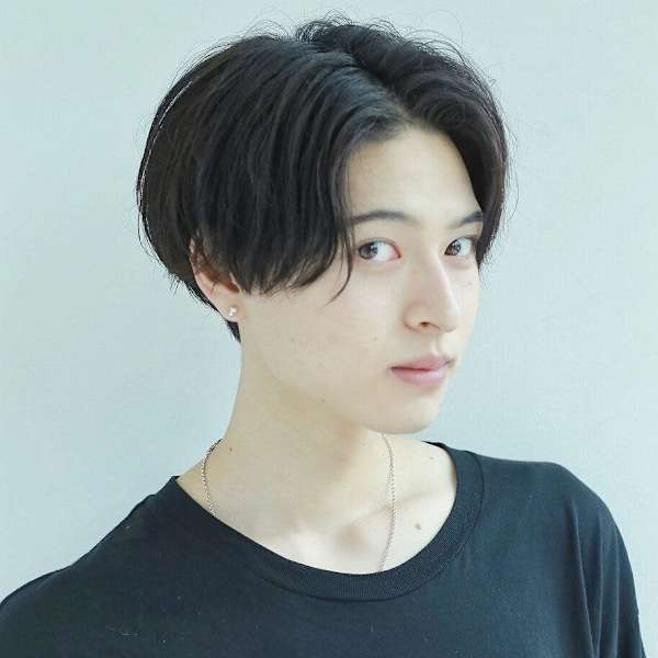 ナチュラルセンターパートブルーブラック