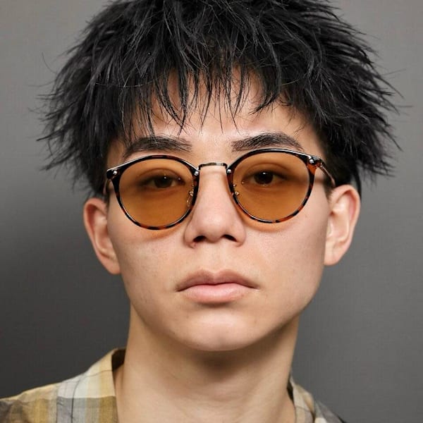 メンズ【ダウンバングショート】ツイストパーマ