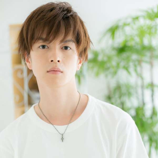 暖色カラーニュアンスバブルマッシュ