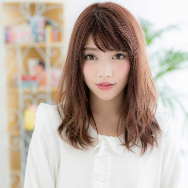 チェリーブラウンで大人ガーリーウェーブ