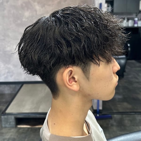 メンズ波巻きパーマ|Hairsβ