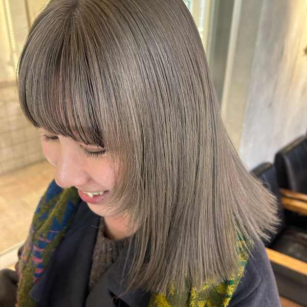 前髪インナー/グレージュ