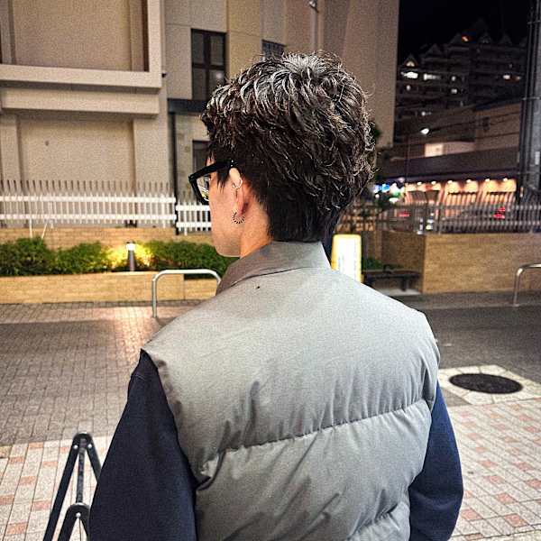 くせ毛風メンズパーマ|ELLYLONDON 垂水店