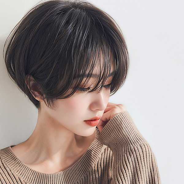 20代30代40代 ひし形愛され髪マッシュショート