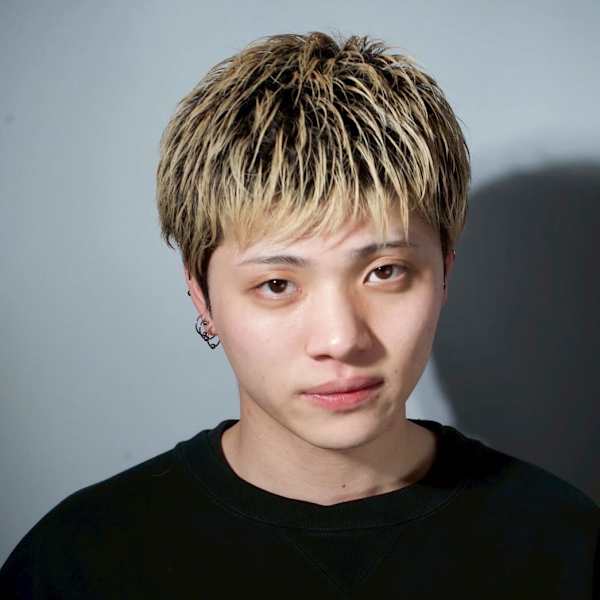2024年春夏メンズヘアスタイル 茶髪×フェード×梅田 | HIRO GINZA 池袋東口店【ヒロギンザ】(ヒロギンザイケブクロヒガシグチテン