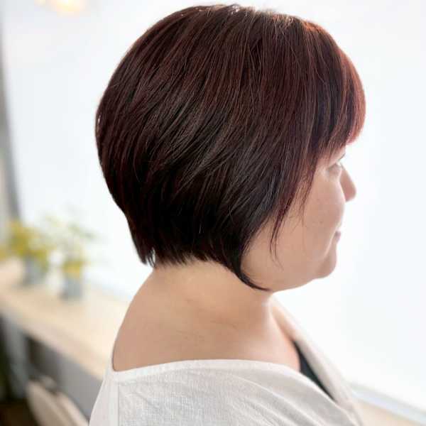 丸いシルエットのチャーミングショート