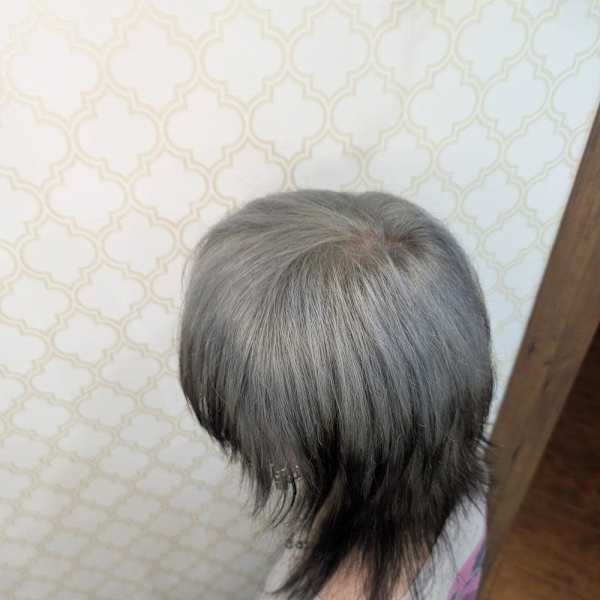 メンズルーツカラーで透明感