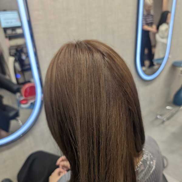 ブラウンカラーでイメチェン！