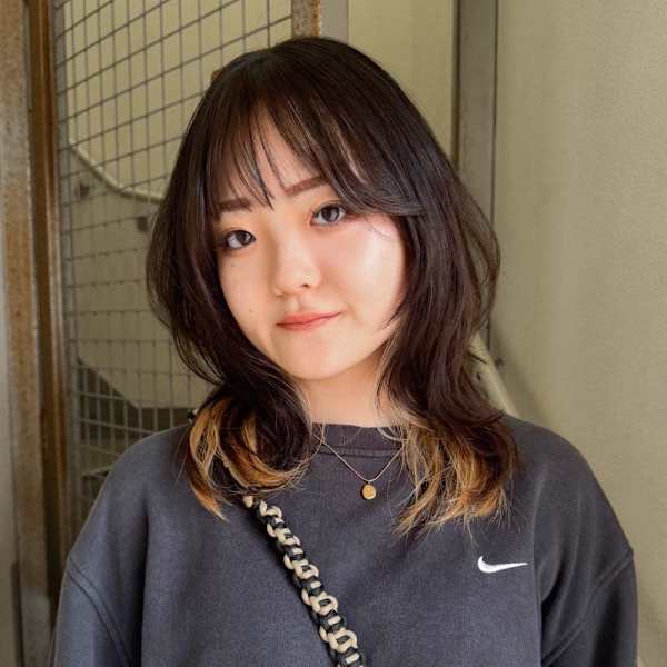 【asuna】インナーカラー/デザインカラー/ウルフカット