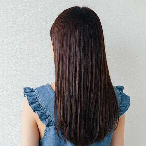 #縮毛矯正 #暗めカラー 